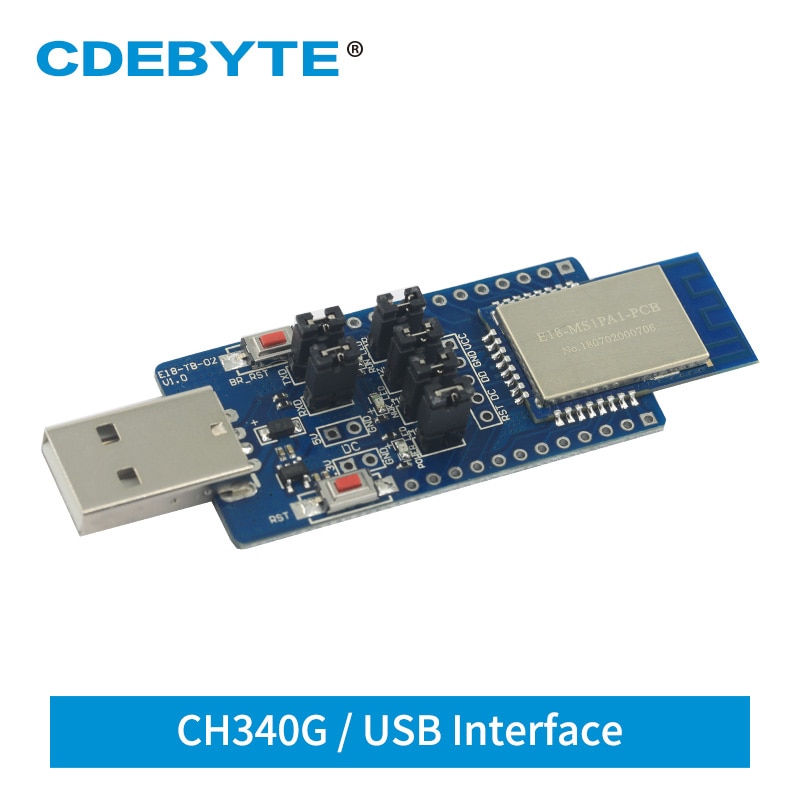 E18-TBH-01 CH340G USB 2.4GHz 20dBm ׽Ʈ  UART..